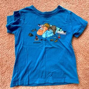 Patagonia Kids' Blue Graphic Tee
